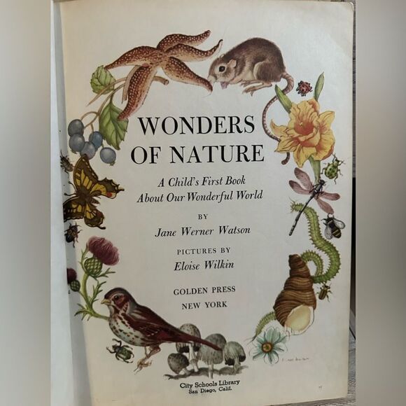 Wonders of Nature vintage kids book 1950s - Picture 5 of 5